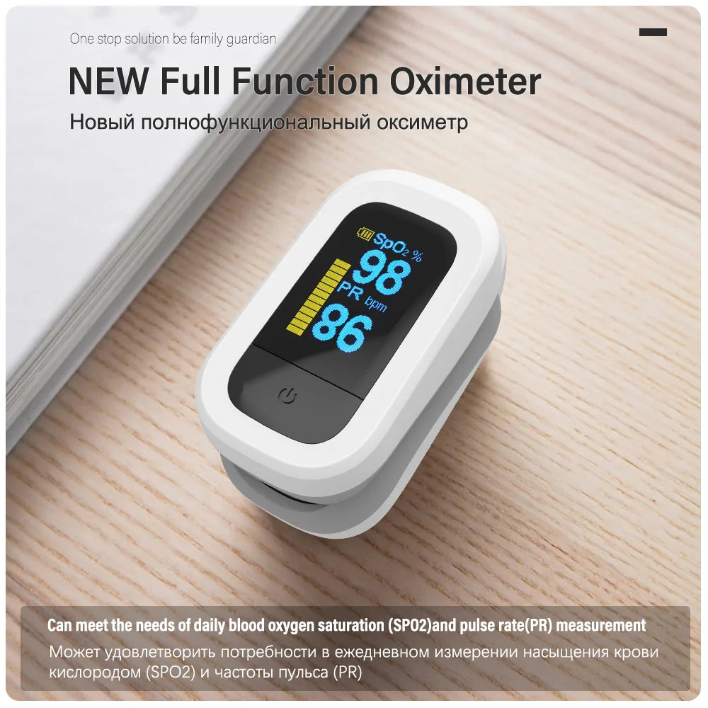 Yongrow Medical Finger Pulse Oximeter – OLED Blood Oxygen & Heart Rate Monitor