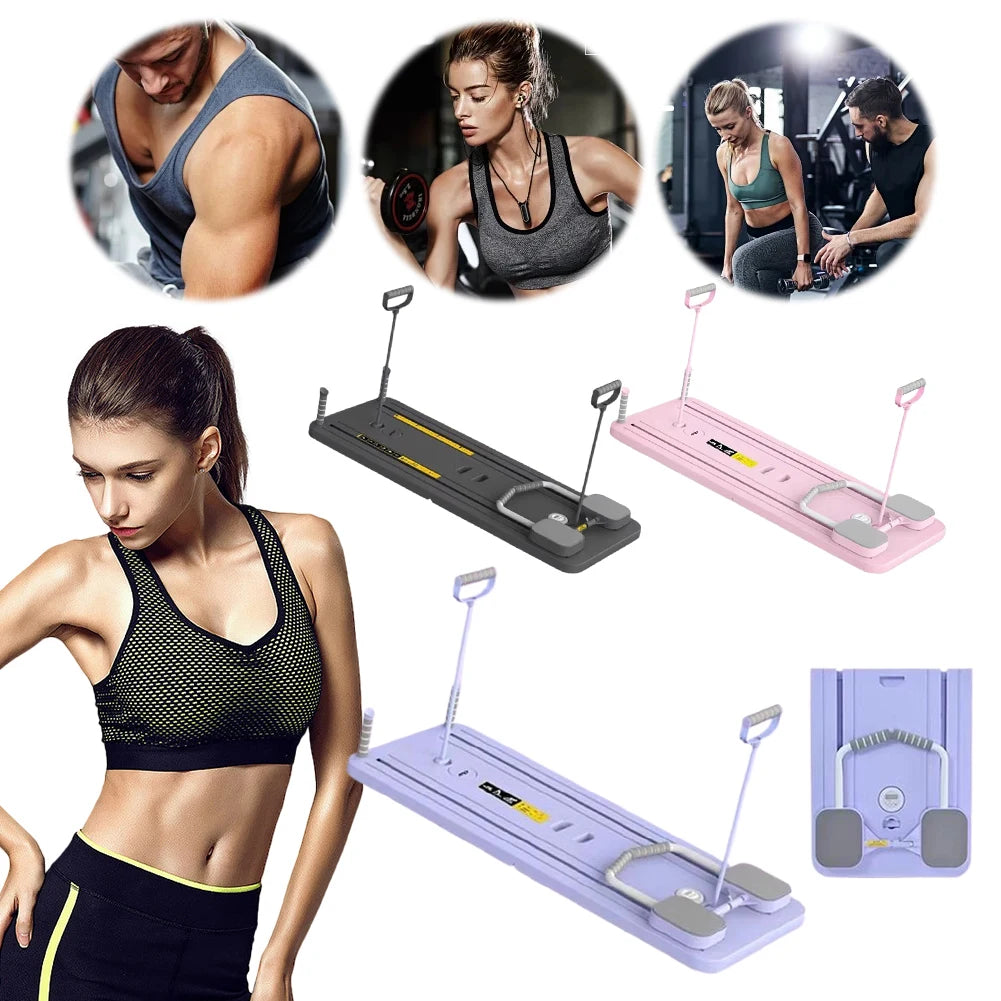 Multifunctional Foldable Abdominal Workout Board with Timer