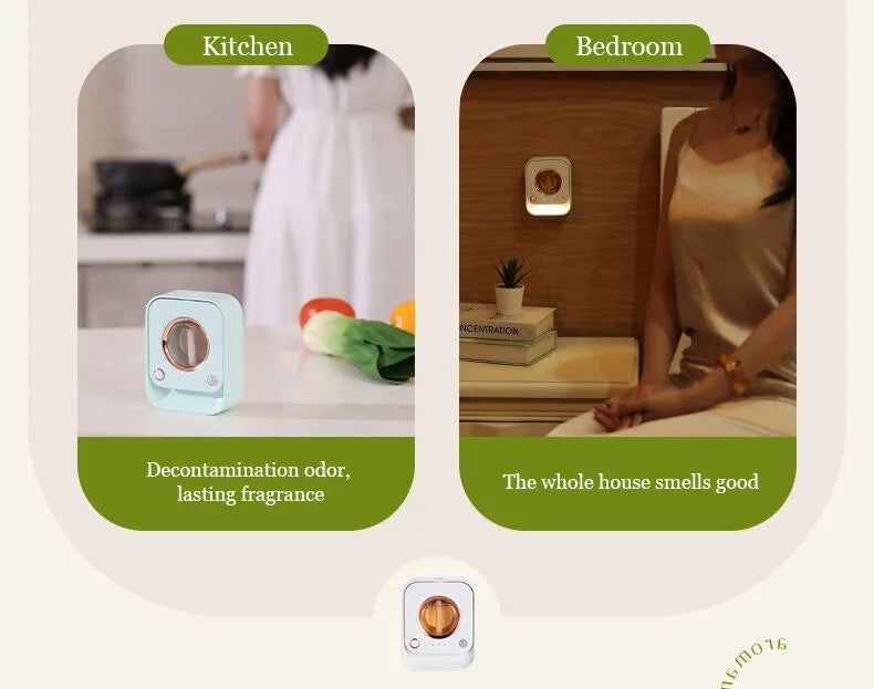 Automatic Aromatherapy Humidifier – Digital Display & LED Lights