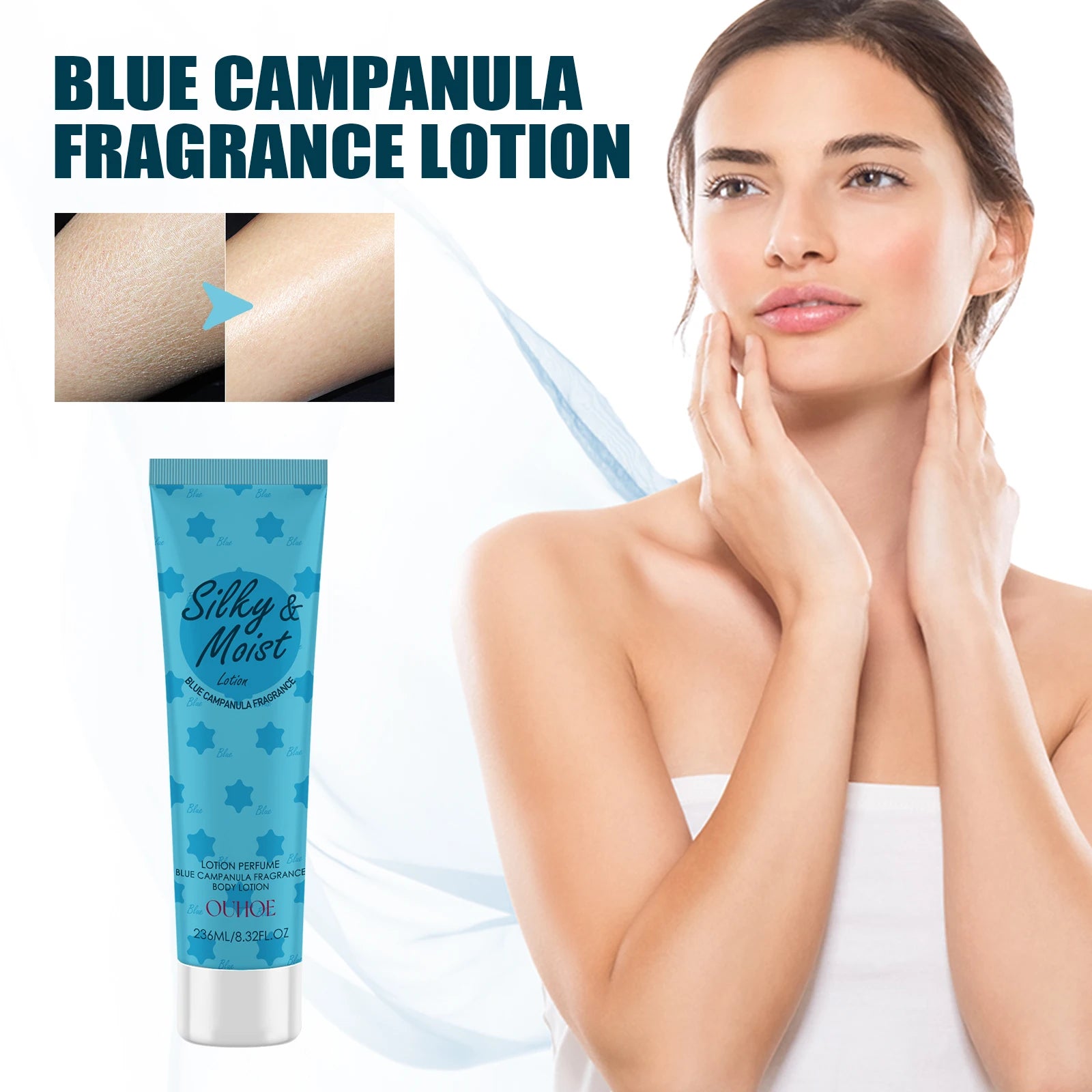 OUHOE Silky & Moist Body Lotion – Lightening & Whitening Care