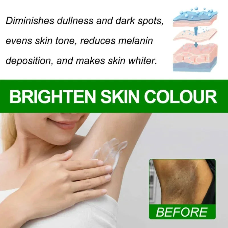 Body Whitening Cream – Underarm & Intimate Area Brightening Lotion