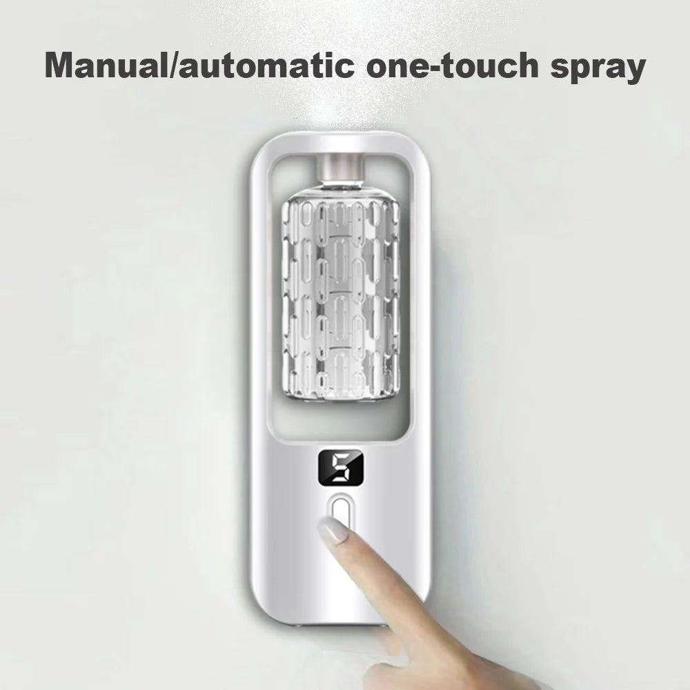 50ml USB Essential Oil Diffuser – LED Display, Multi-Mode, Wall-Mounted