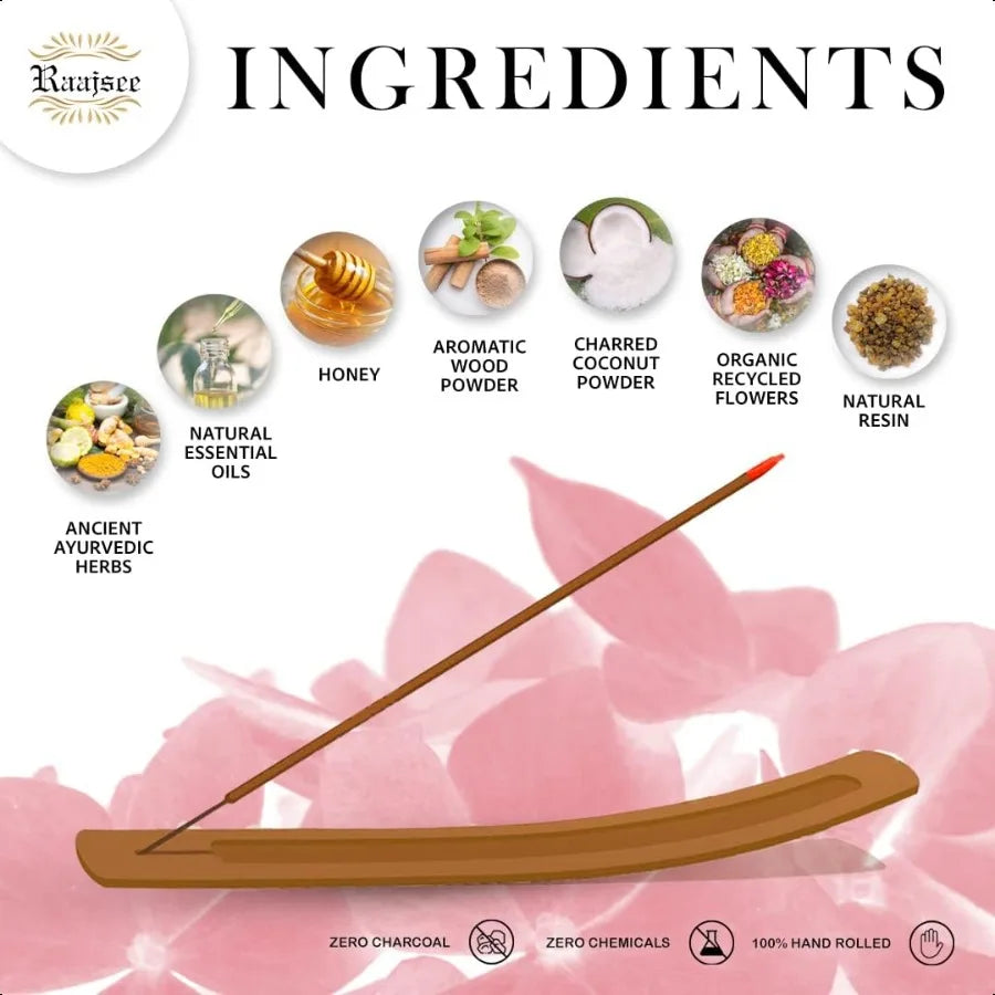 180g Organic Incense Sticks – Hand Rolled Aromatherapy Pack