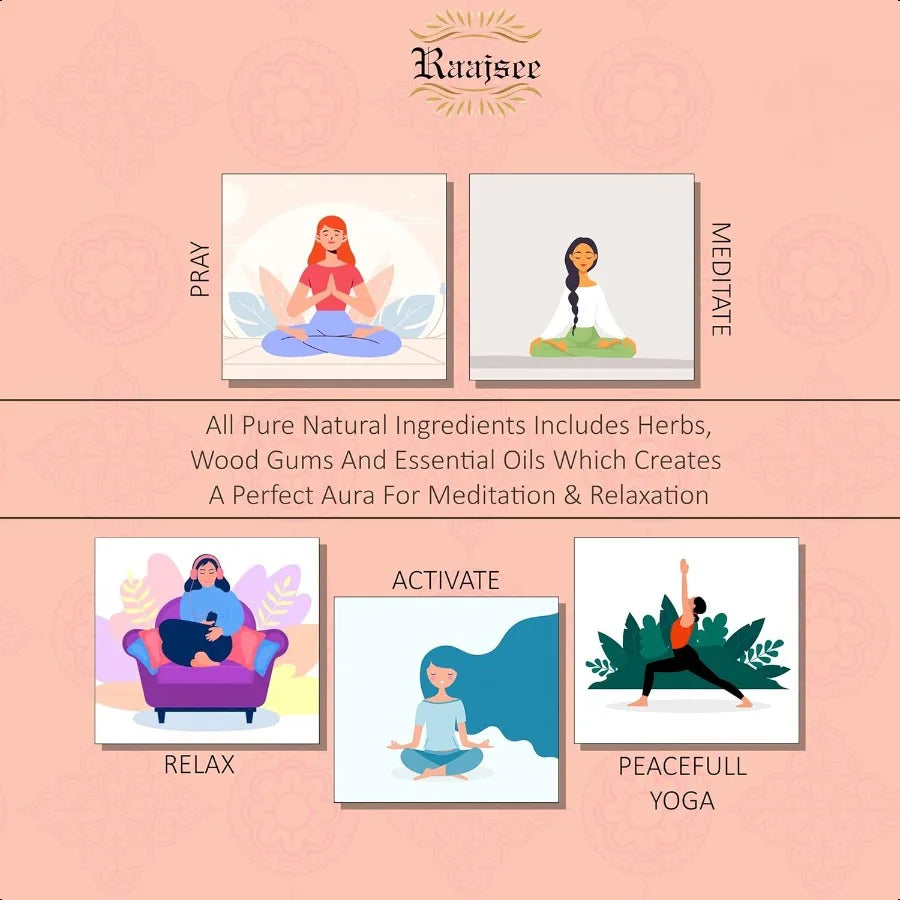 180g Organic Incense Sticks – Hand Rolled Aromatherapy Pack