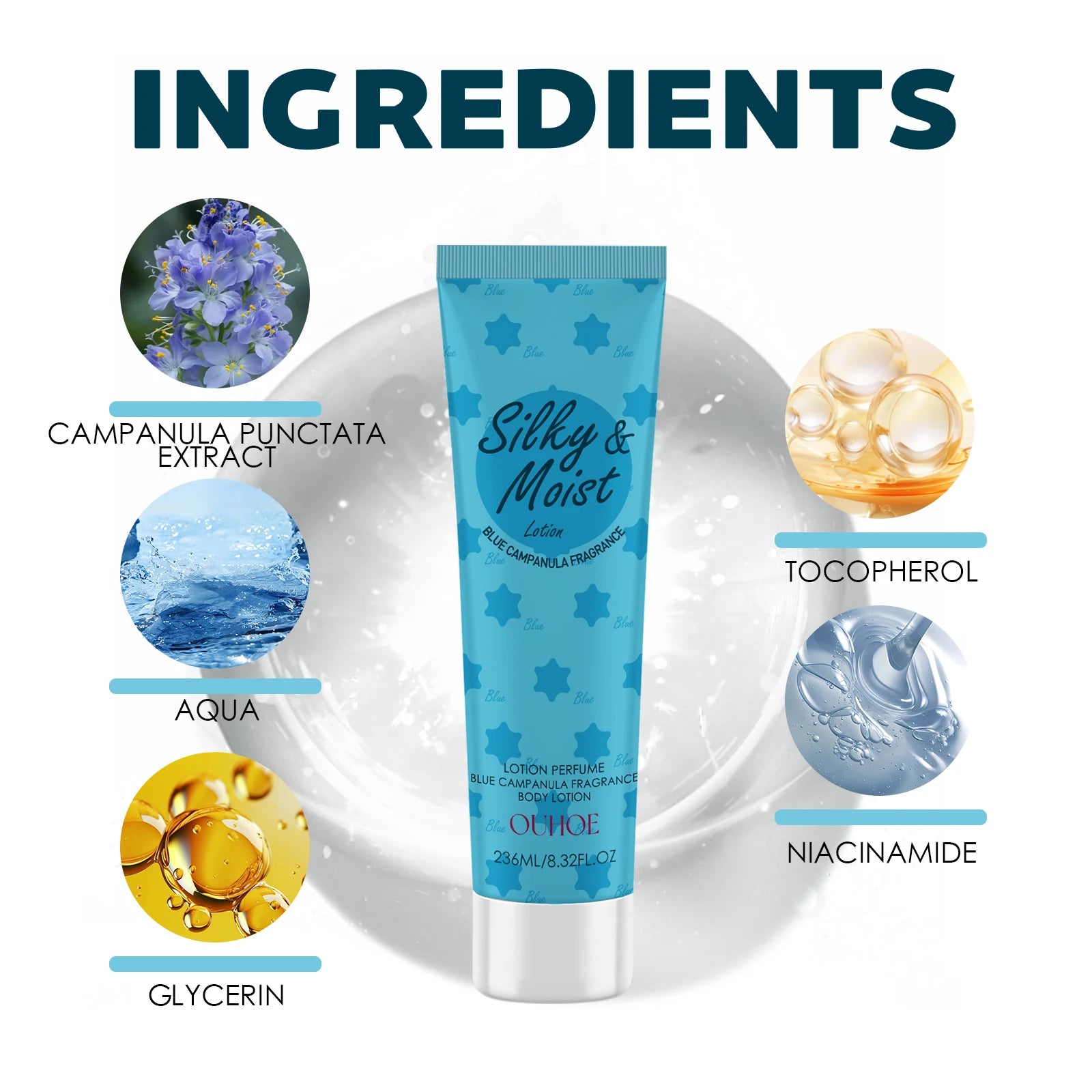 OUHOE Silky & Moist Body Lotion – Lightening & Whitening Care