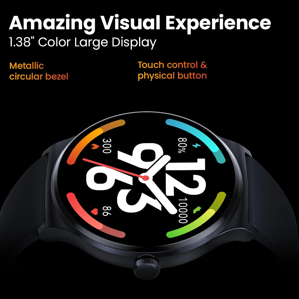 HAYLOU Solar Lite Smartwatch – Bluetooth Calling & Health Tracker