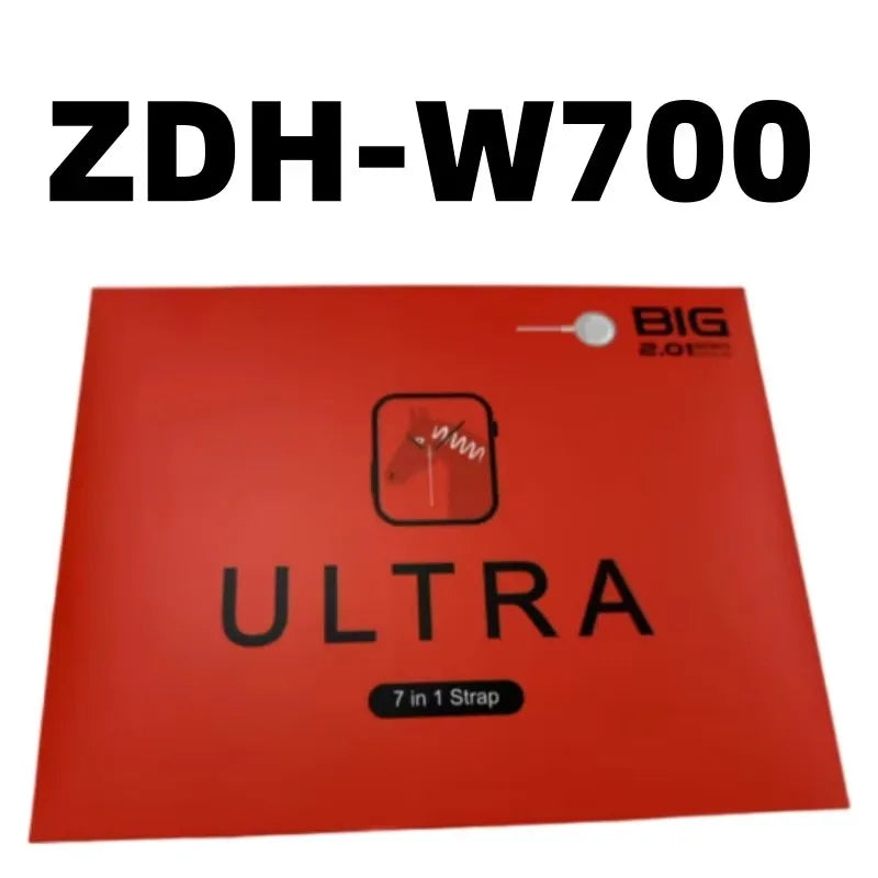 7 Watch Straps for New Watch 10 Ultra 3 – HD AMOLED Smartwatch