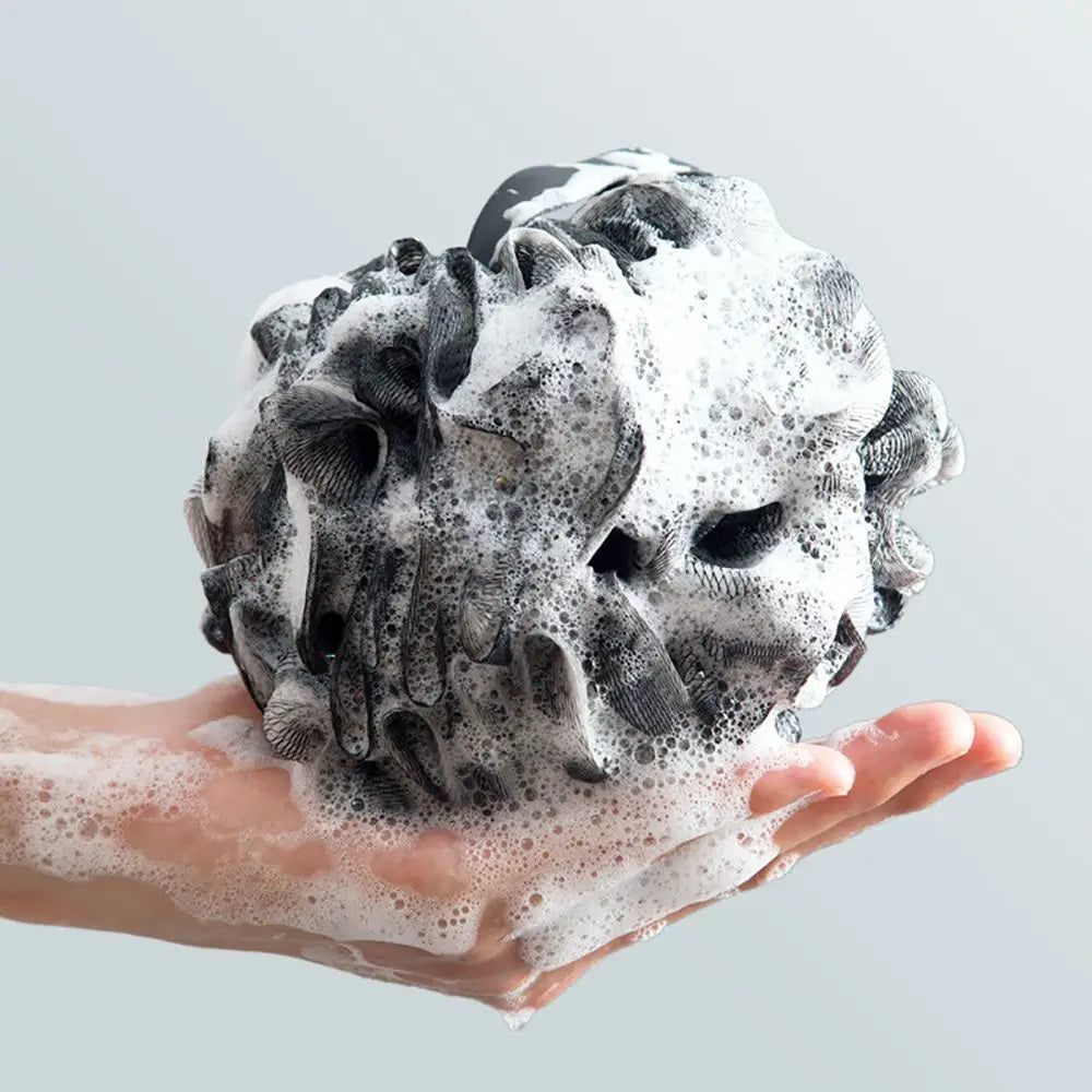 Soft Mesh Shower Sponge – Exfoliating Bath Bubble Scrubber Ball
