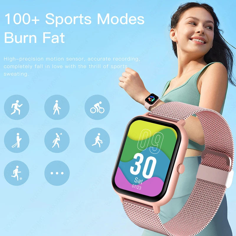 2025 Xiaomi Smartwatch – Bluetooth Call & Fitness Tracker for Men & Women