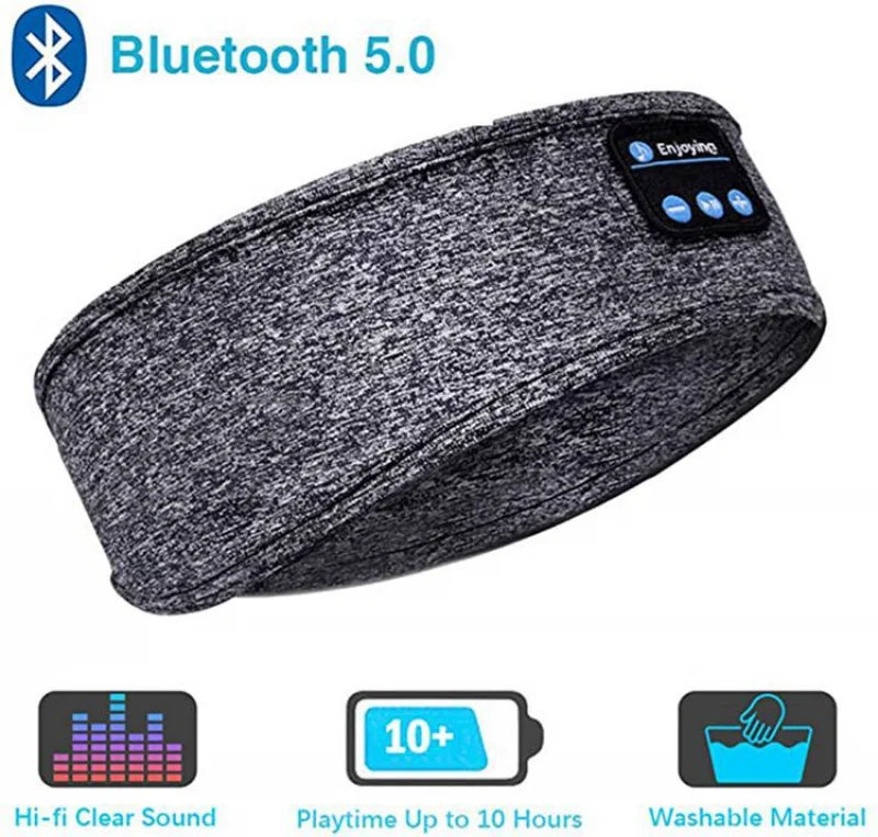 Bluetooth Headband Earphones – Wireless Music & Sleep Eye Mask