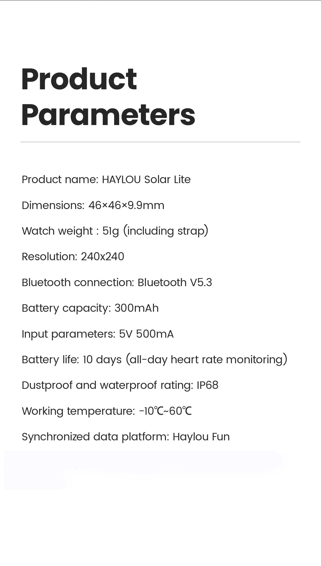 HAYLOU Solar Lite Smartwatch – Bluetooth Calling & Health Tracker