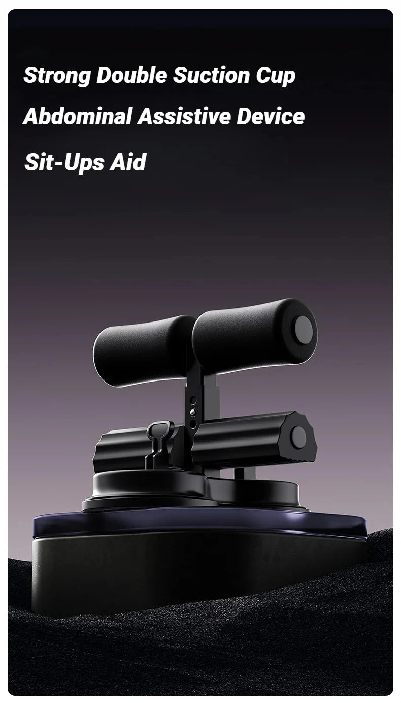 Adjustable Sit-Up Bar with Suction Cups – Ankle Support for Home Workouts