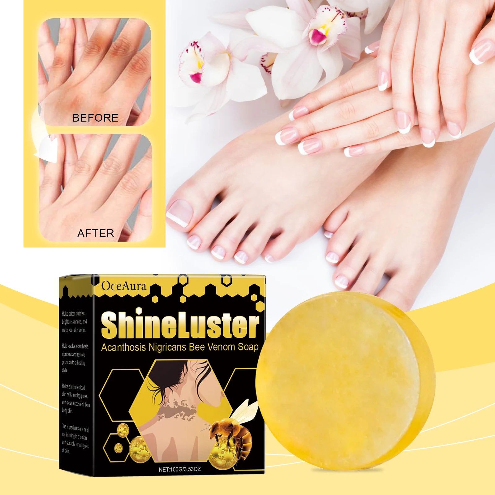 Bee Venom Handmade Honey Soap – Natural Skin Cleanser