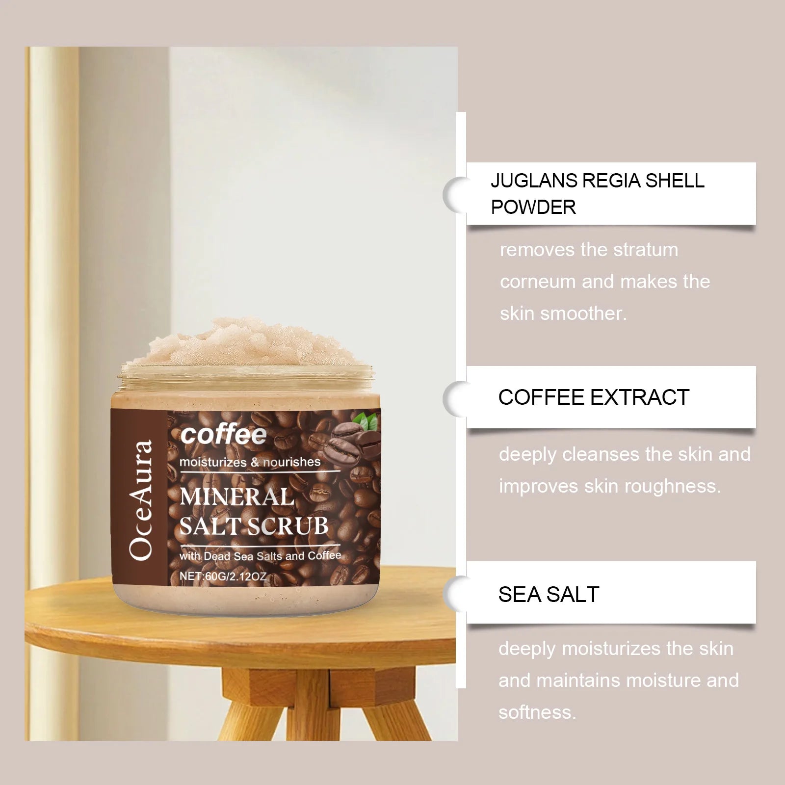 Coffee Scrub – Deep Cleansing & Moisturizing Exfoliator