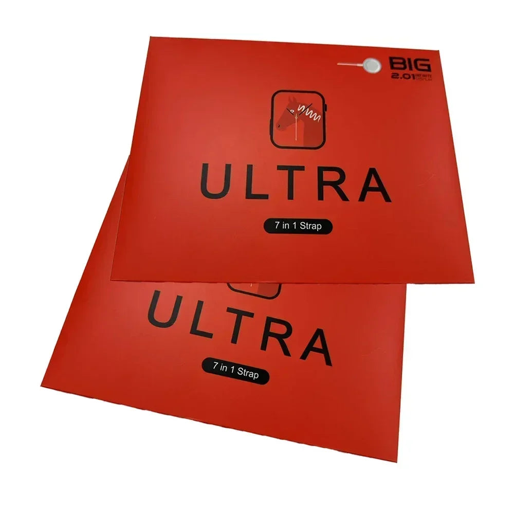 7 Watch Straps for New Watch 10 Ultra 3 – HD AMOLED Smartwatch