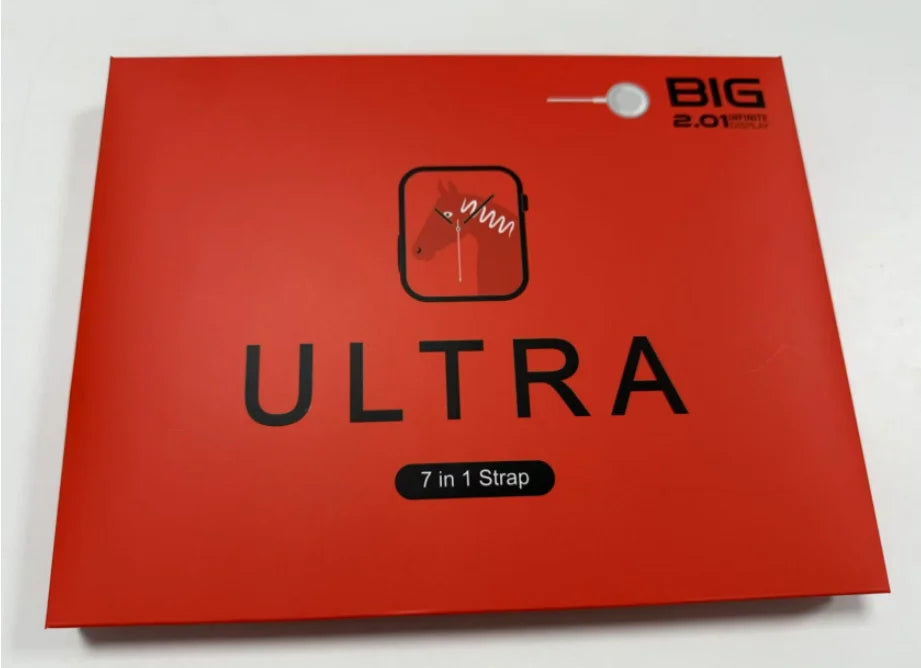 7 Watch Straps for New Watch 10 Ultra 3 – HD AMOLED Smartwatch