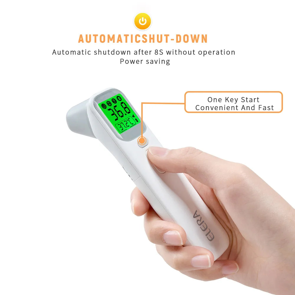 ELERA Infrared Digital Thermometer – Non-Contact Forehead & Ear