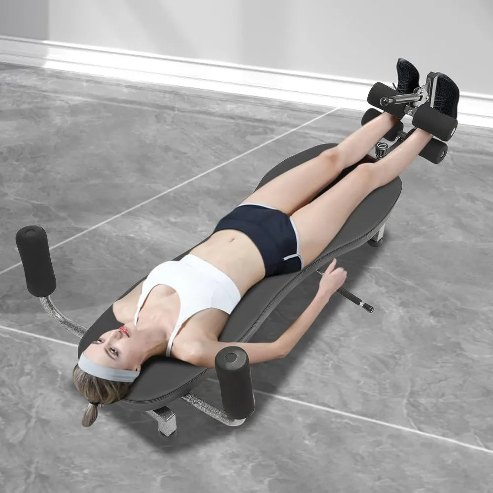Back Stretch Decompression Bench – Inversion & Massage Fitness Machine