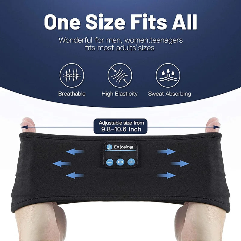 Bluetooth Headband Earphones – Wireless Music & Sleep Eye Mask