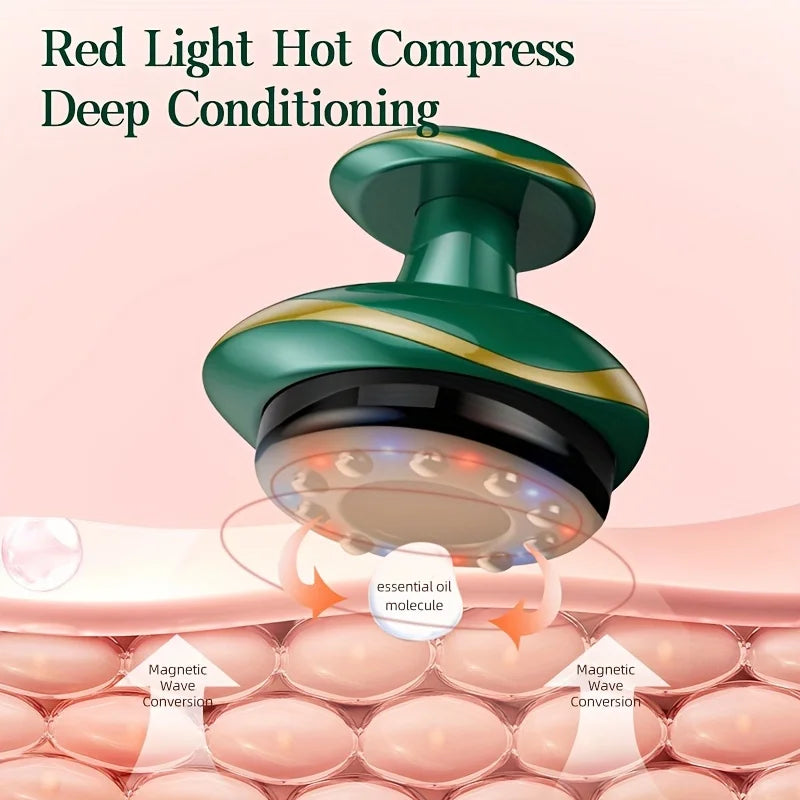 Electric Meridian Massage Brush – Cupping & Scraping Body Therapy Tool