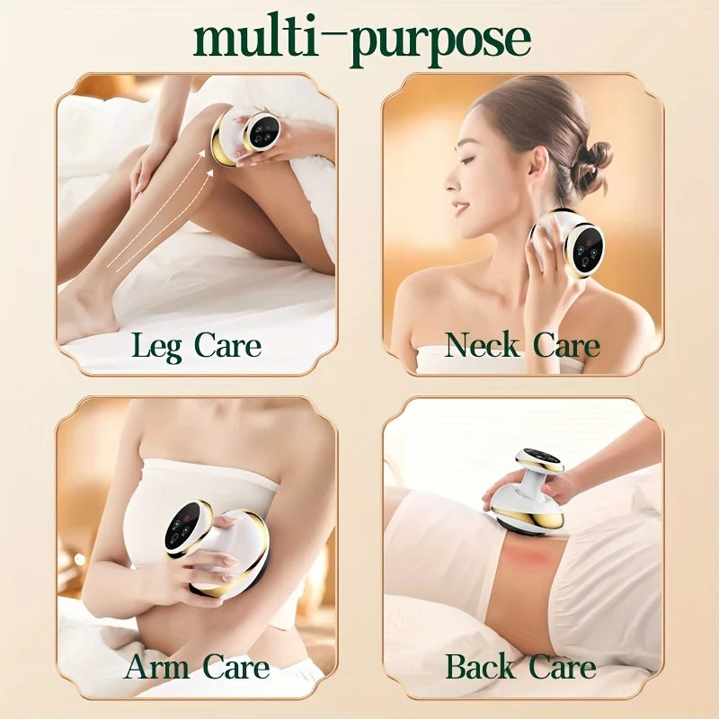 Electric Meridian Massage Brush – Cupping & Scraping Body Therapy Tool