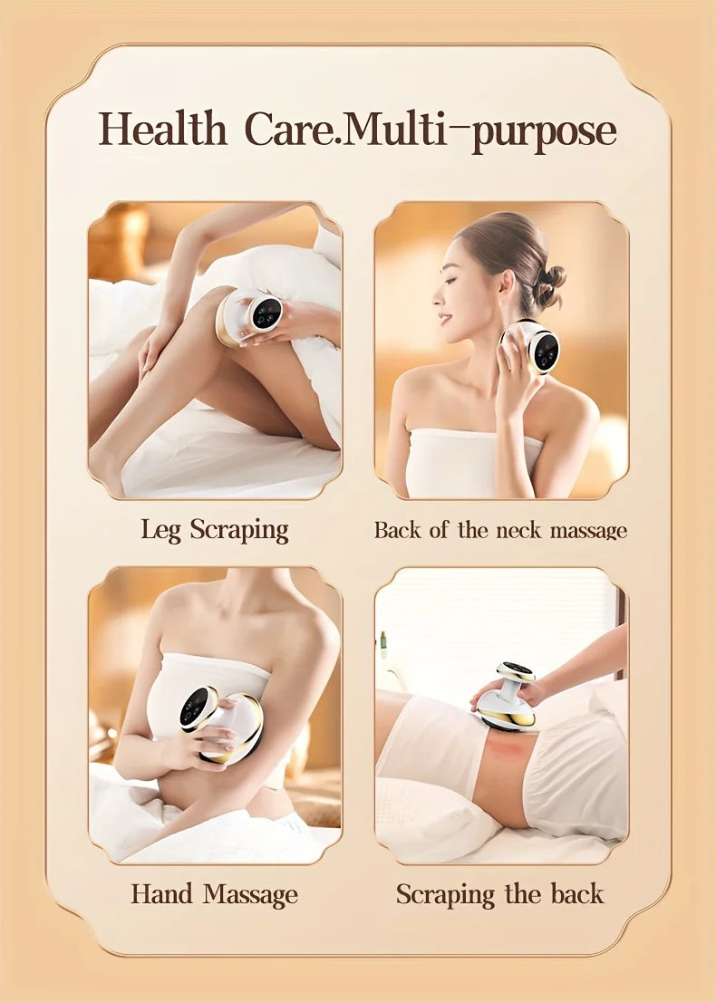 Electric Meridian Massage Brush – Cupping & Scraping Body Therapy Tool