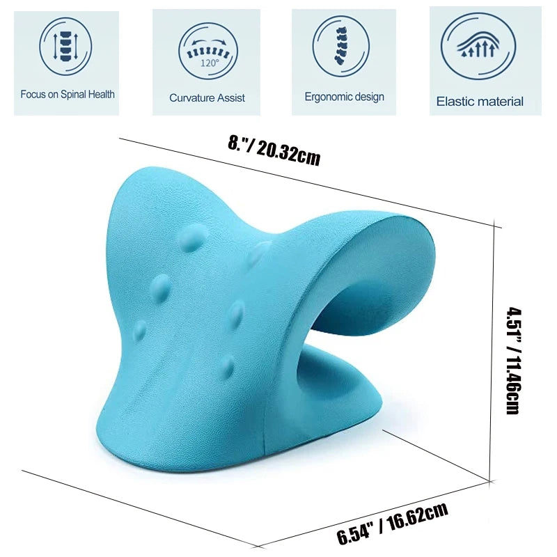 Cervical Shiatsu Massage Pillow – U-Shaped Neck & Shoulder Relaxation