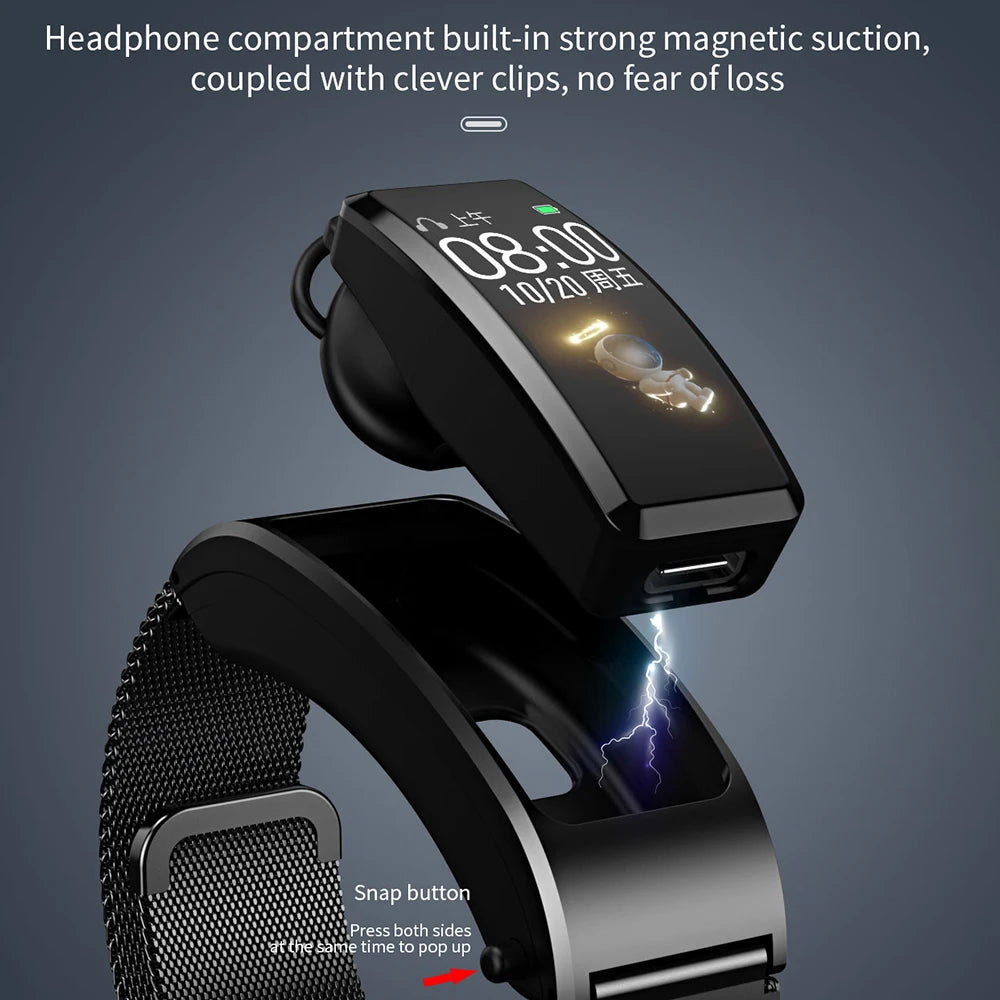 Business Smartwatch for Men & Women – Bluetooth Calling & Health Monitor
