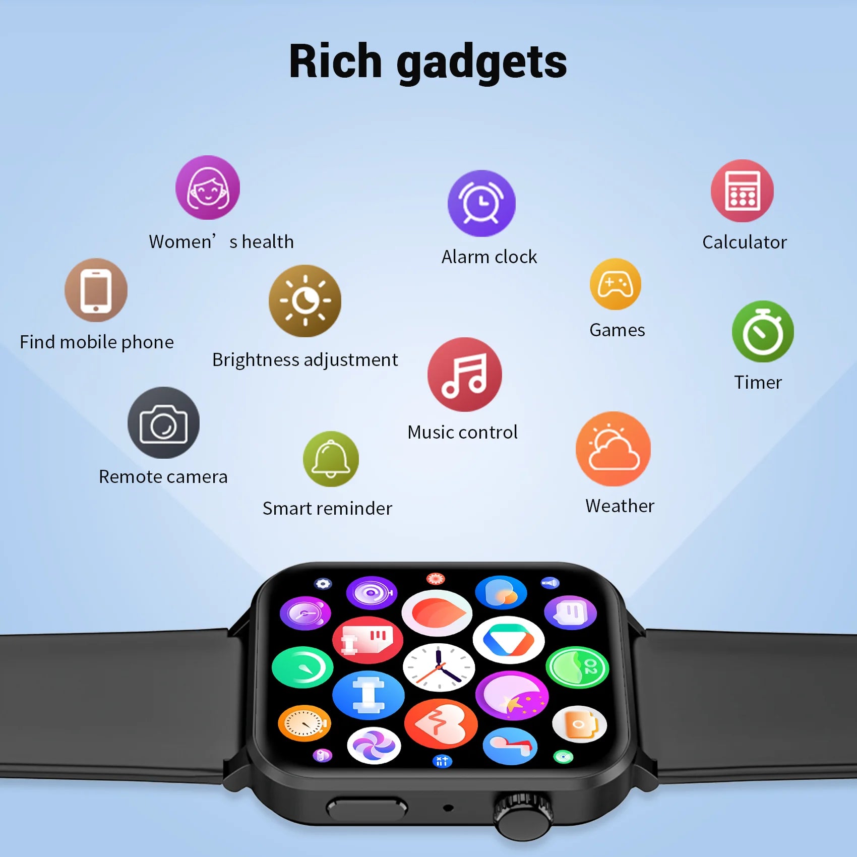 Baolubao 1.85" Smartwatch – Bluetooth Call & Health Monitor for Men