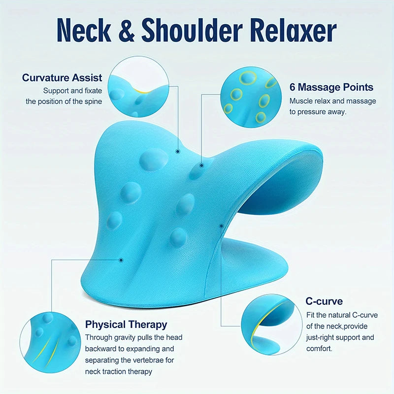 Cervical Shiatsu Massage Pillow – U-Shaped Neck & Shoulder Relaxation