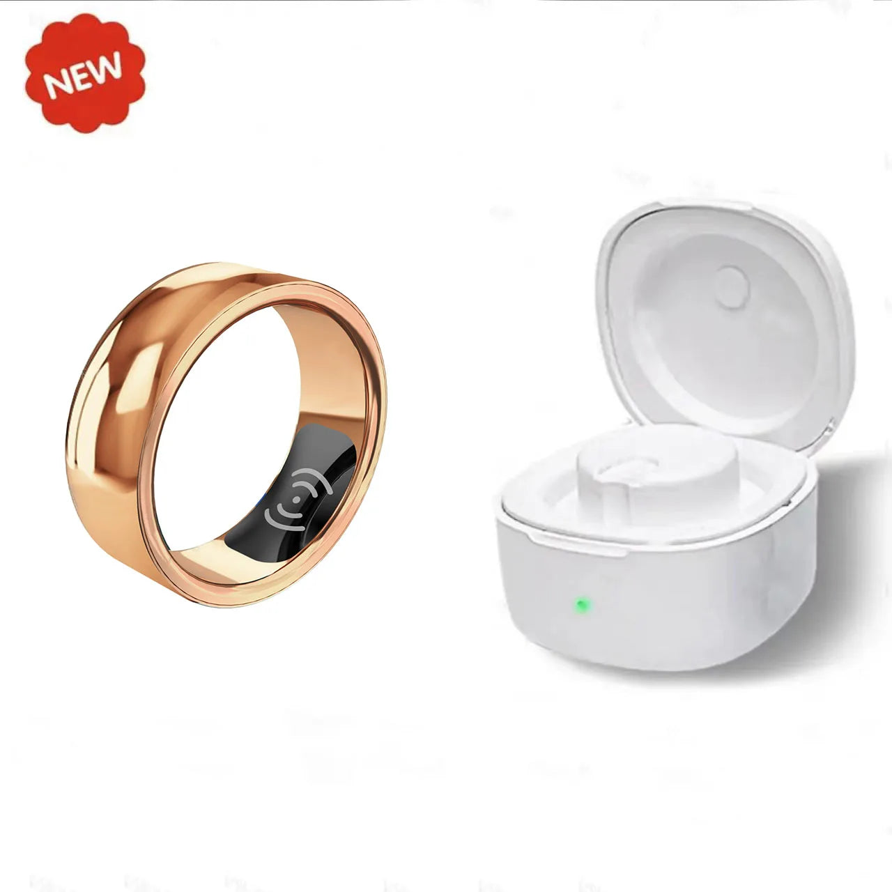 Smart Ring SR200 – Health Tracker for Heart Rate, SpO₂ & Temperature
