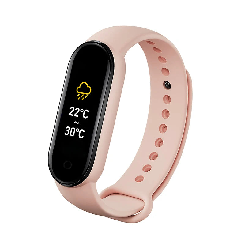 M6 Smartwatch – Fitness Band with Heart Rate & Blood Pressure Monitor