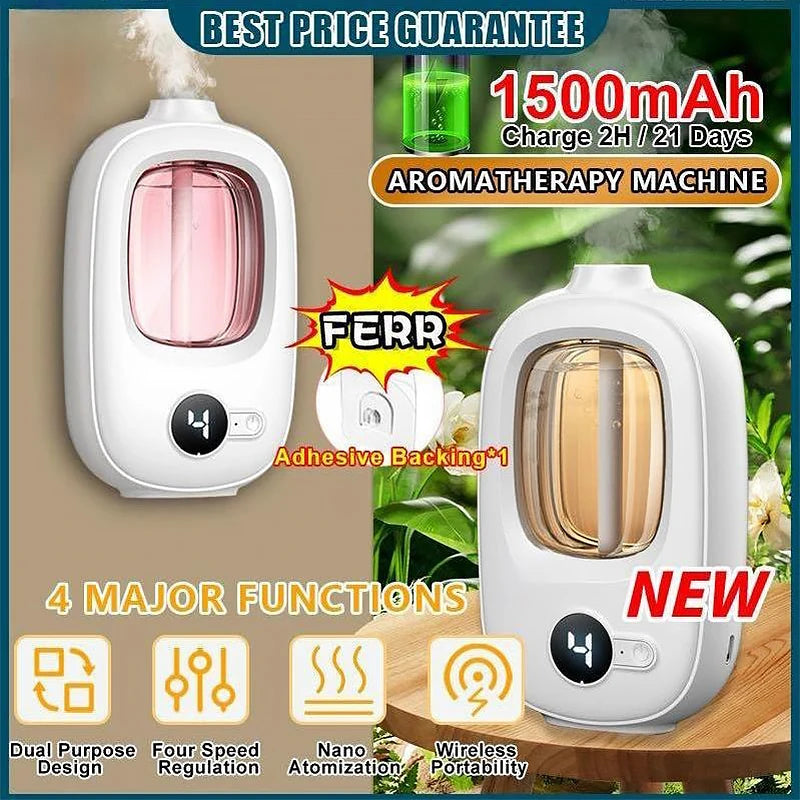 Automatic Aromatherapy Diffuser – Rechargeable Air Freshener & Humidifier