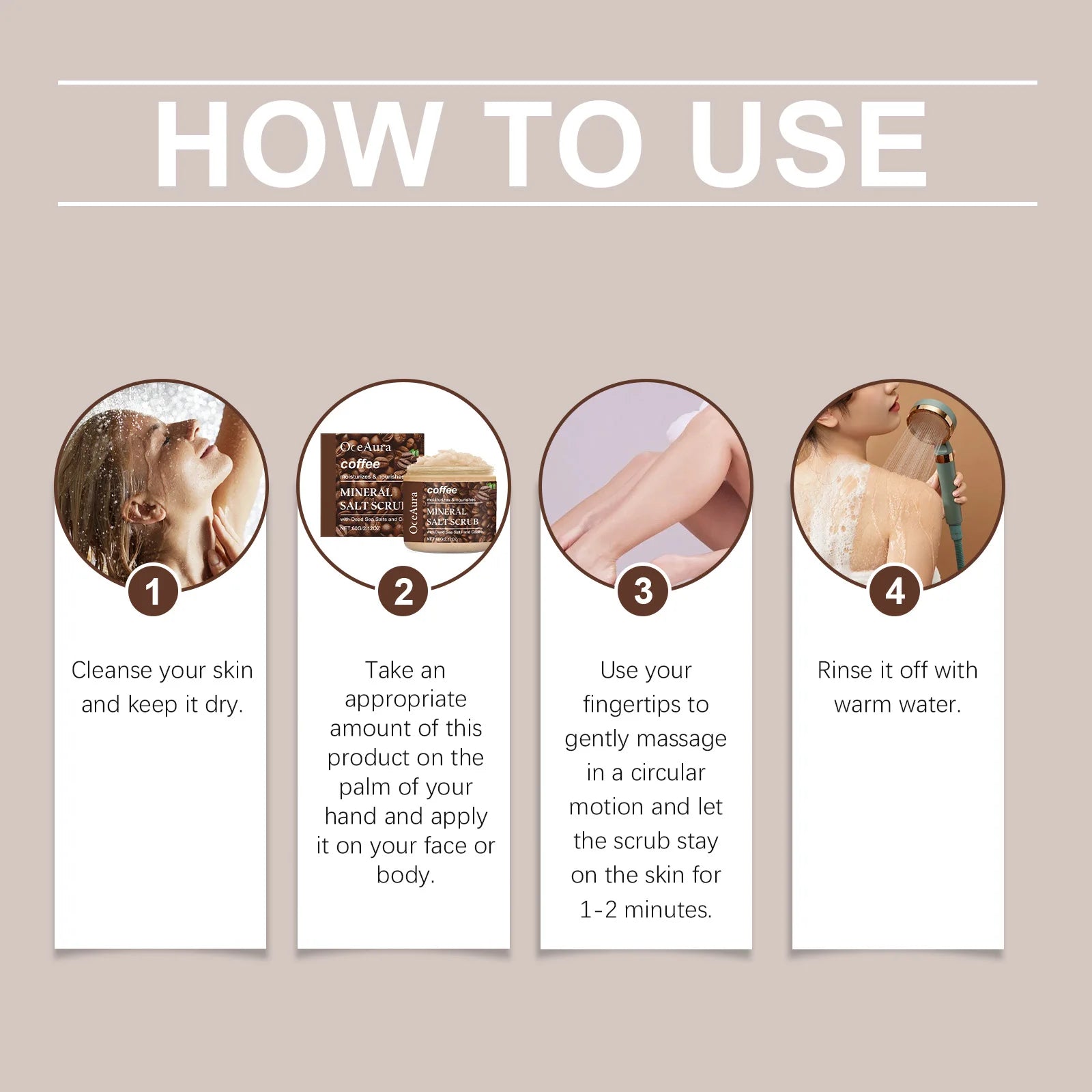 Coffee Scrub – Deep Cleansing & Moisturizing Exfoliator