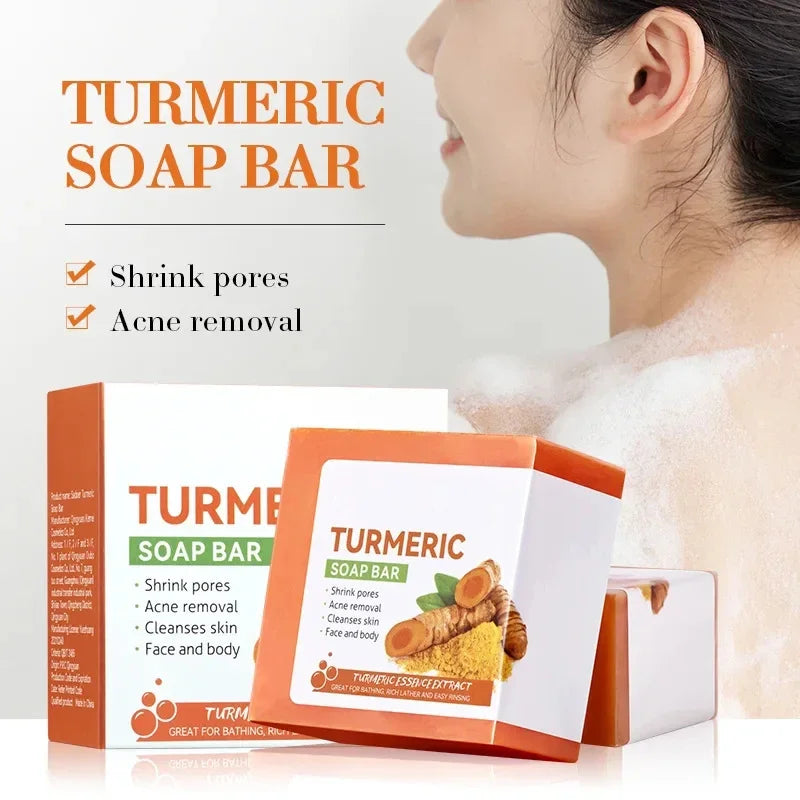 Handmade Turmeric Soap – Brightening Body & Face Cleanser