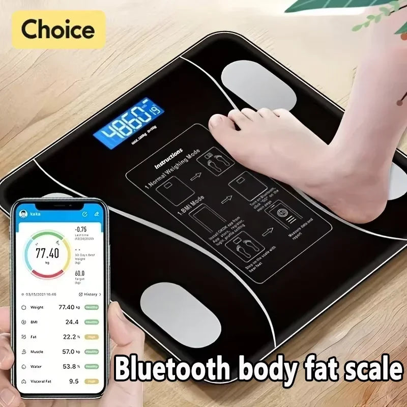 Smart Bluetooth Body Fat Scale – Digital BMI & Fitness Tracker