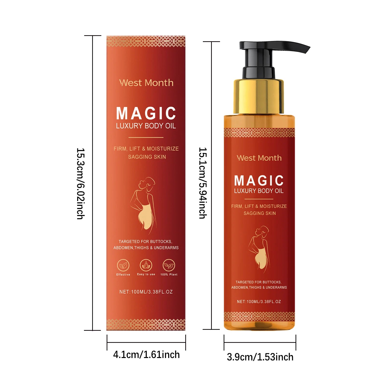 Magic Luxury Body Oil – Deep Moisturizing & Firming Treatment