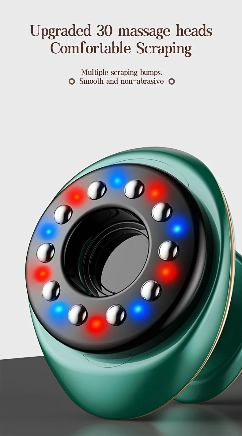 Electric Meridian Massage Brush – Cupping & Scraping Body Therapy Tool