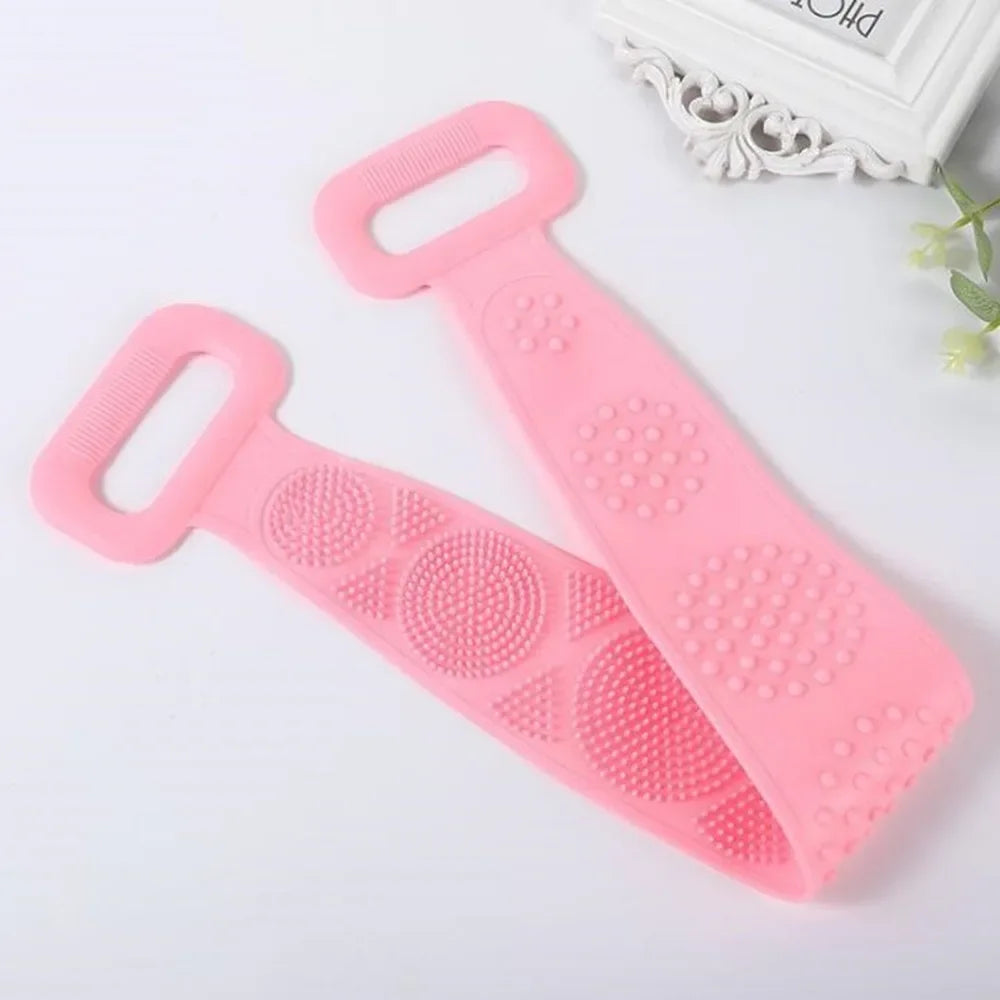 Silicone Body Scrubber – Exfoliating Back Massage Shower Brush