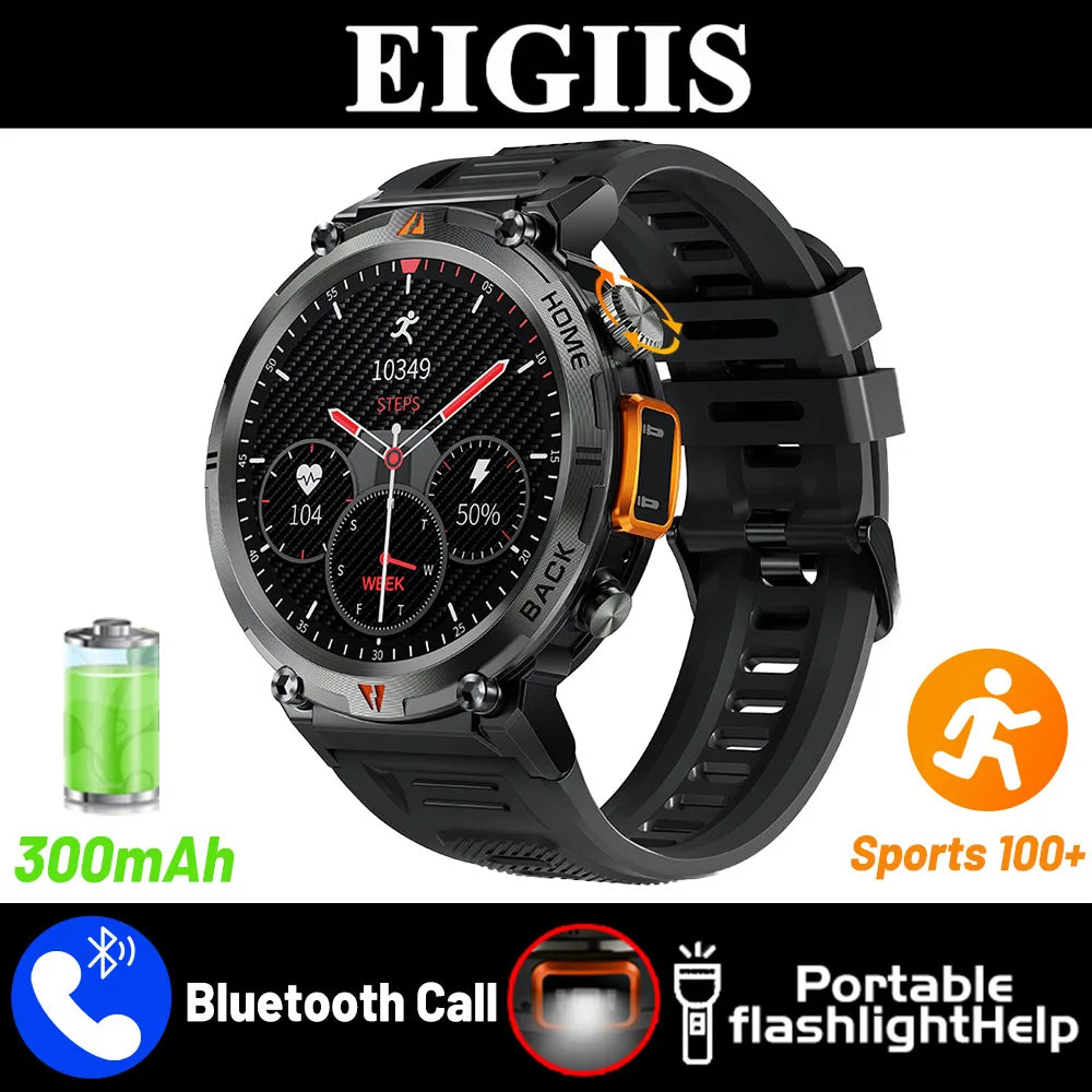 EIGIIS KE3 Smartwatch – Bluetooth Call & Health Monitor (2024 Model)