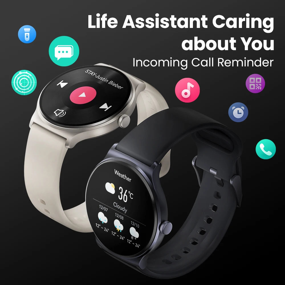 HAYLOU Solar Lite Smartwatch – Bluetooth Calling & Health Tracker