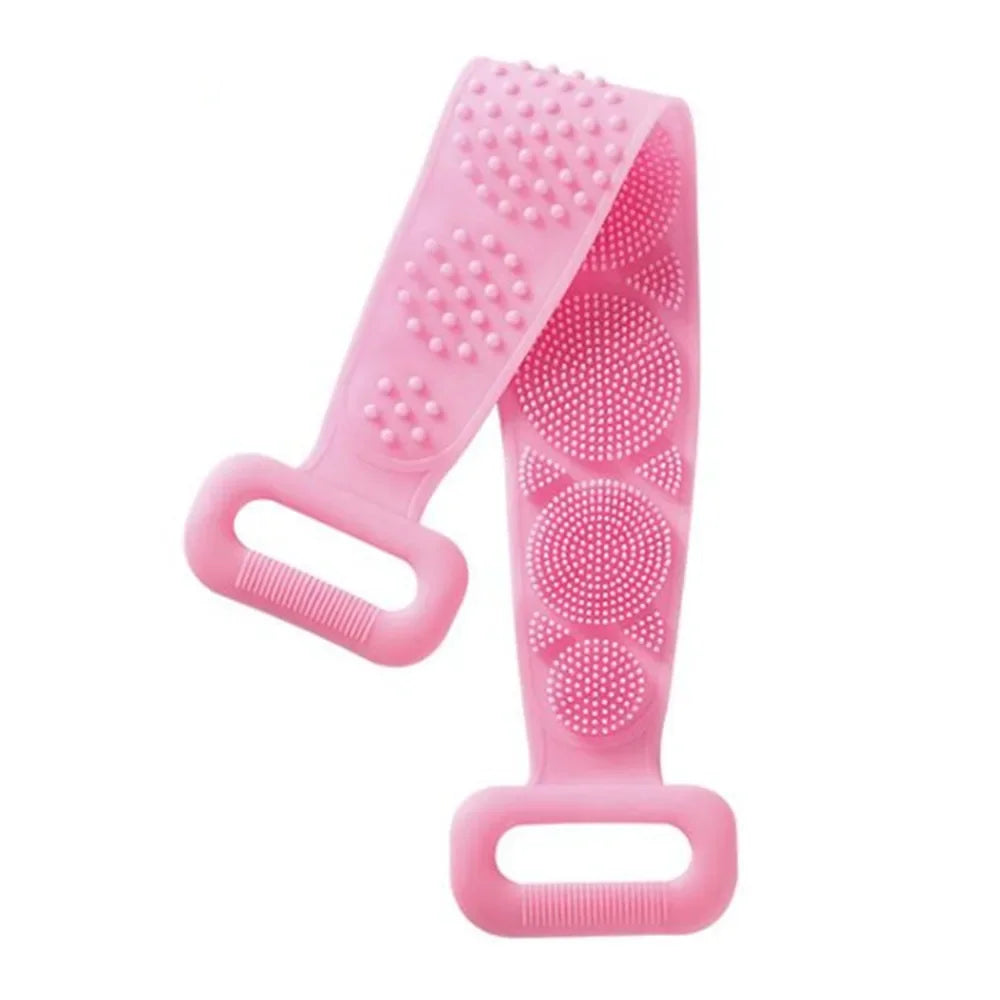 Silicone Body Scrubber – Exfoliating Back Massage Shower Brush