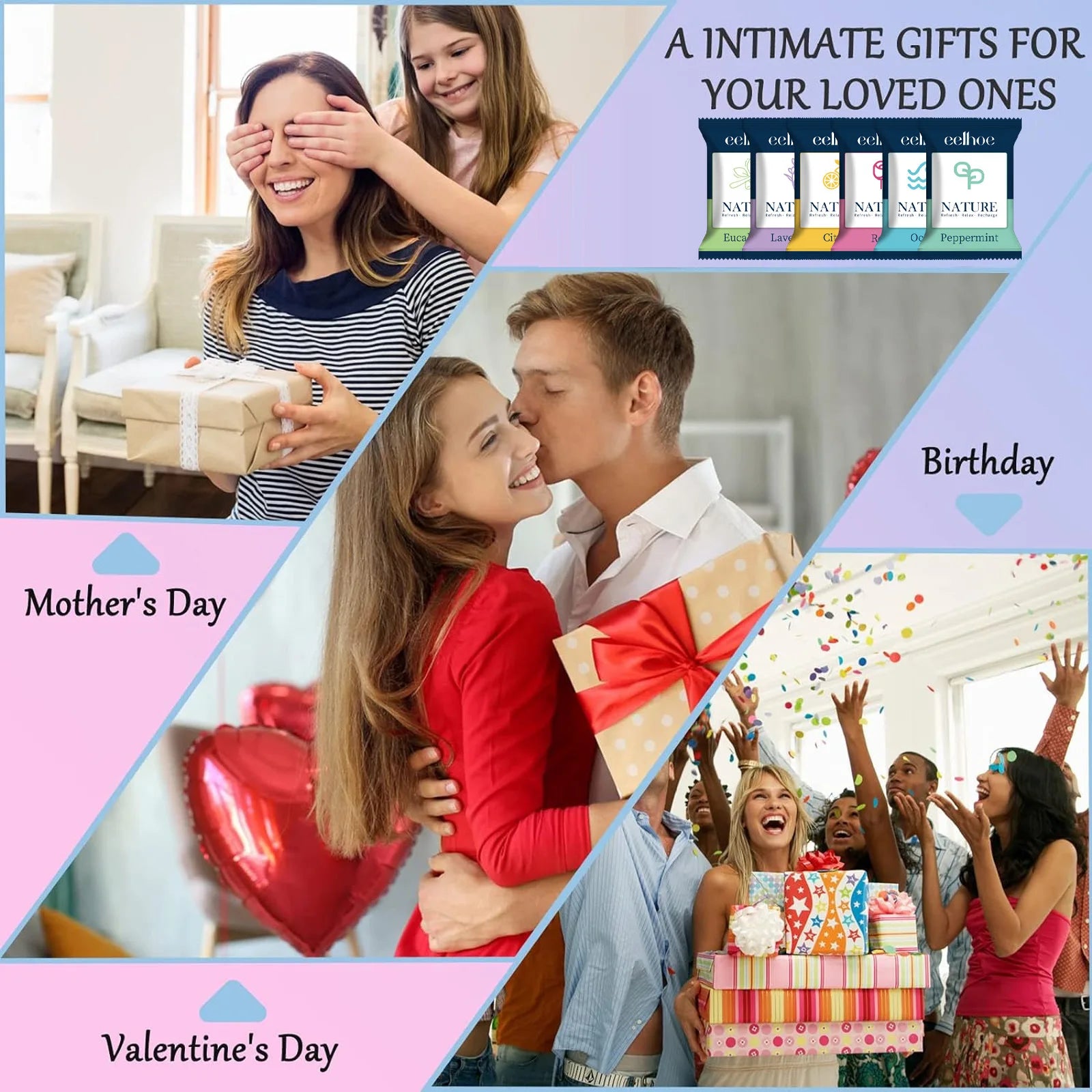 EELHOE Shower Steamers – Aromatherapy Stress Relief Tablets