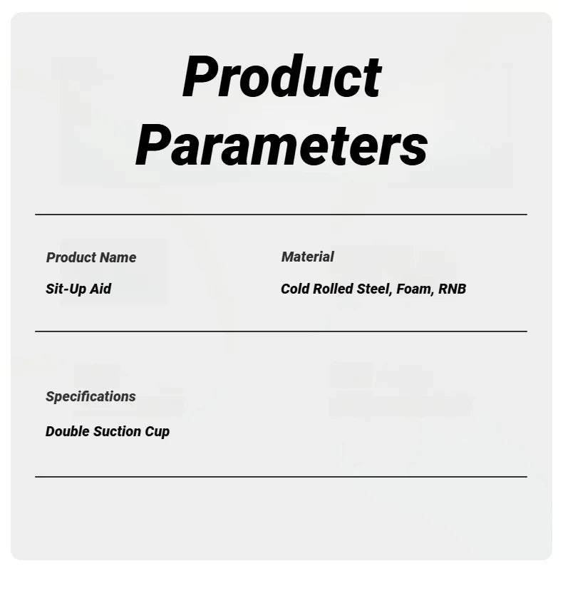 Adjustable Sit-Up Bar with Suction Cups – Ankle Support for Home Workouts