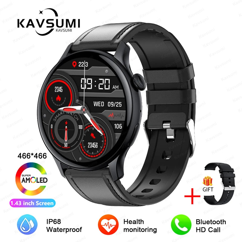 2024 NFC Smartwatch for Women – 466x466 GPS Fitness Tracker