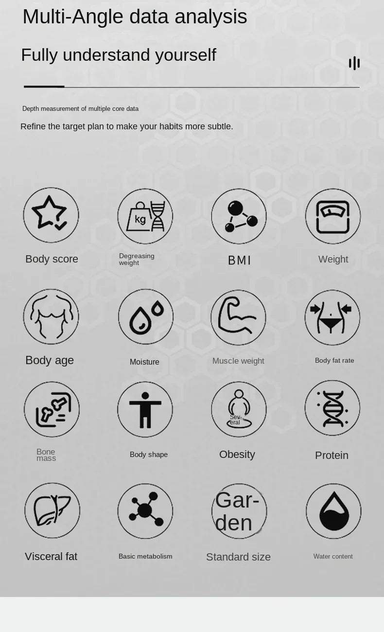 Smart Bluetooth Body Fat Scale – Digital BMI & Fitness Tracker