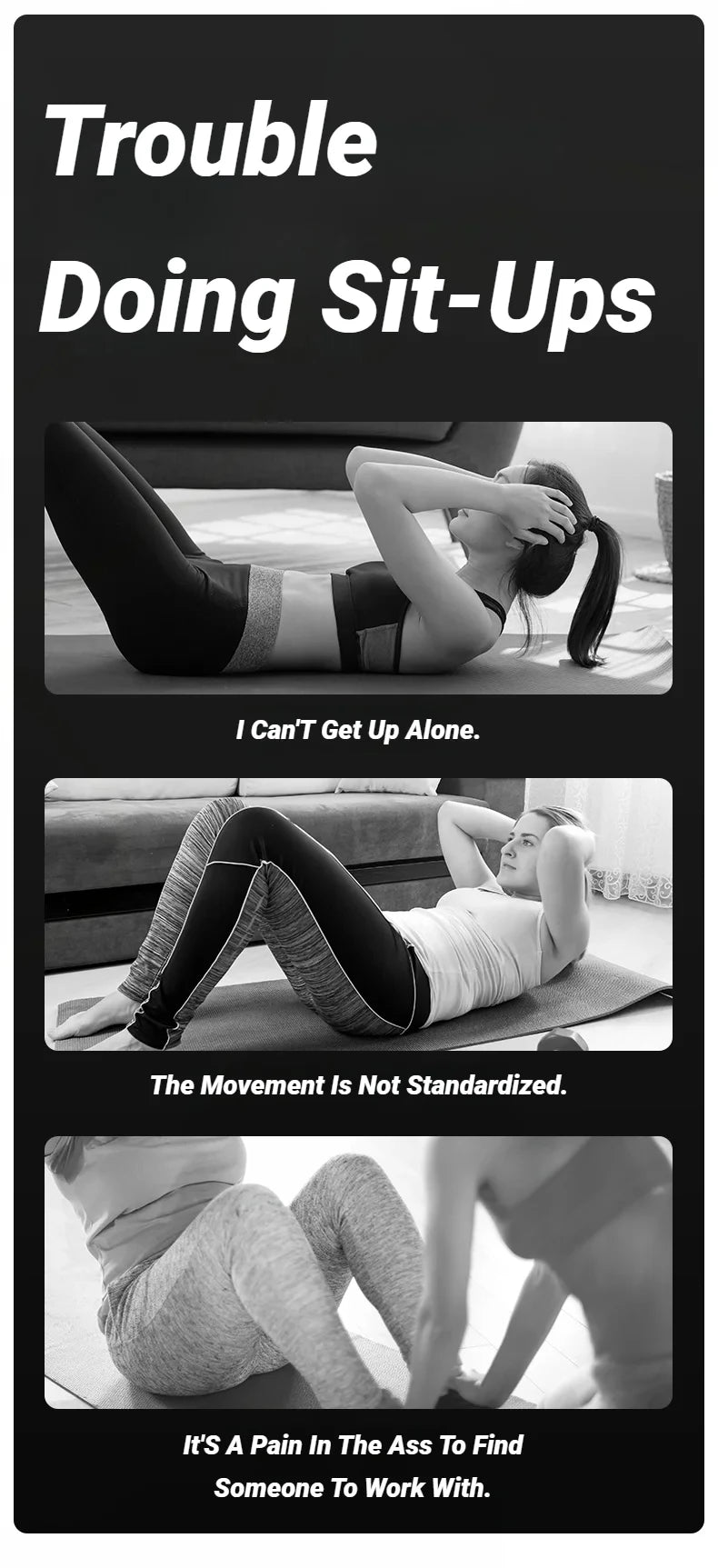 Adjustable Sit-Up Bar with Suction Cups – Ankle Support for Home Workouts