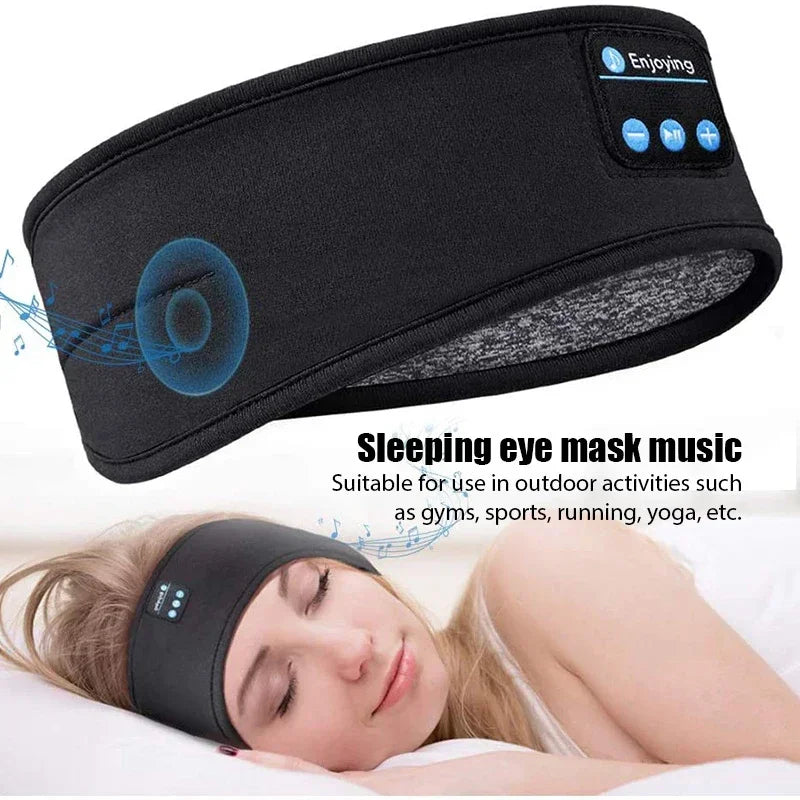 Bluetooth Headband Earphones – Wireless Music & Sleep Eye Mask
