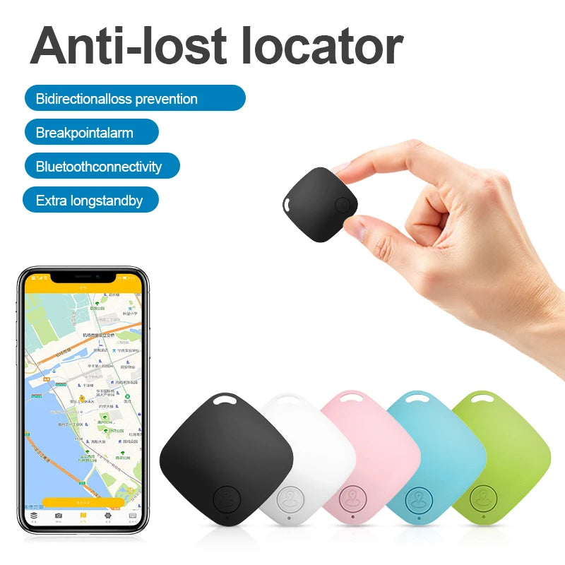 Mini Bluetooth GPS Tracker – Smart Anti-Lost Locator for Kids, Bags & Wallets
