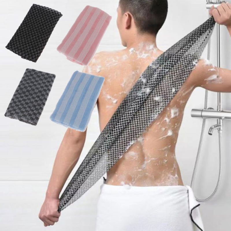 Japanese Nylon Bath Scrubber – Back & Body Exfoliating Towel